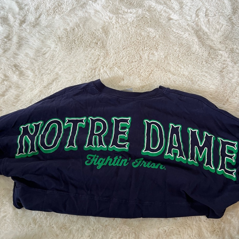 NOTRE DAME hockey jersey style
